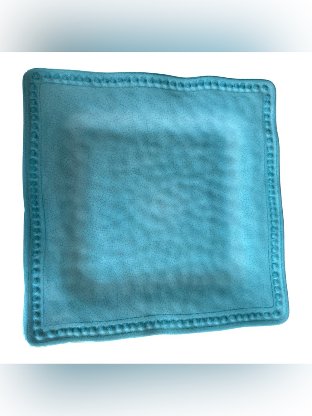 Kim Seybert Turquoise Melamine Plates Set of 4